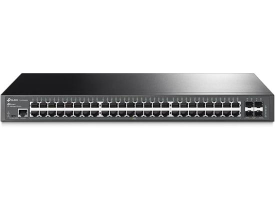 TP-Link TL-SG5452X | 48 Port Gigabit Switch, 4 x 10GE SFP+ Slots | L2+ Smart Managed | Omada SDN Integrated | IPv6 | Static Routing | Support QoS, IGMP & LAG | 5 Year Manufacturer Warranty